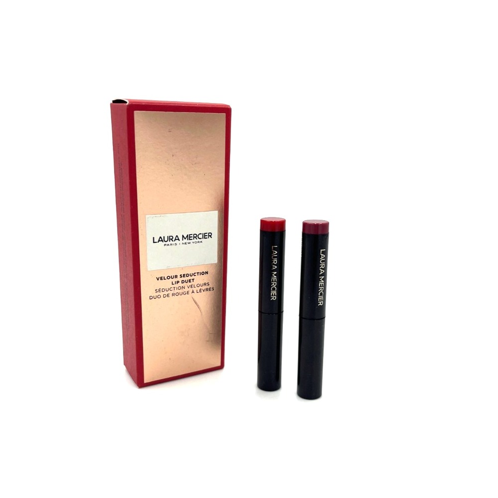 Laura Mercier Velour Seduction Lip Duet Fresh & Dominate 0.014 oz/ 0.42g x 2